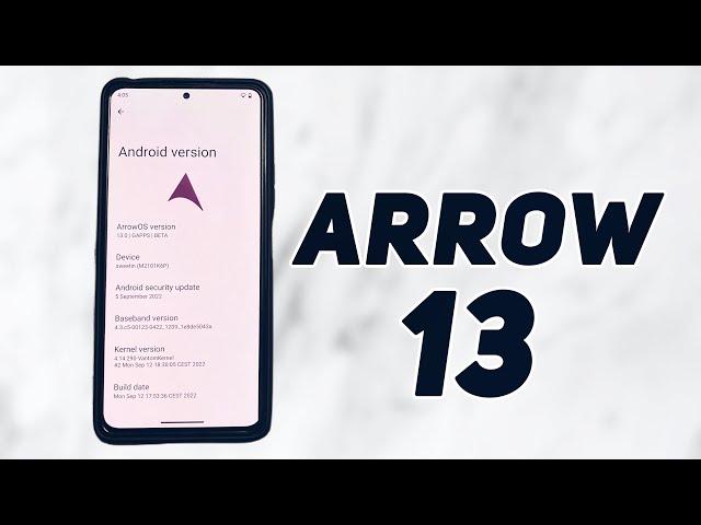 Arrow OS - ANDROID 13 | Things have been Improved!