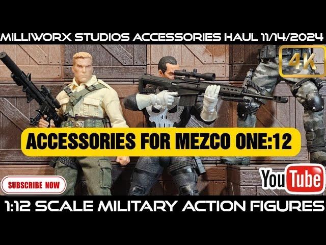 Milliworx Studios 3D Printed Weapons and Accessories for 1:12 Scale Haul 11/14/2024 #mezcoone12