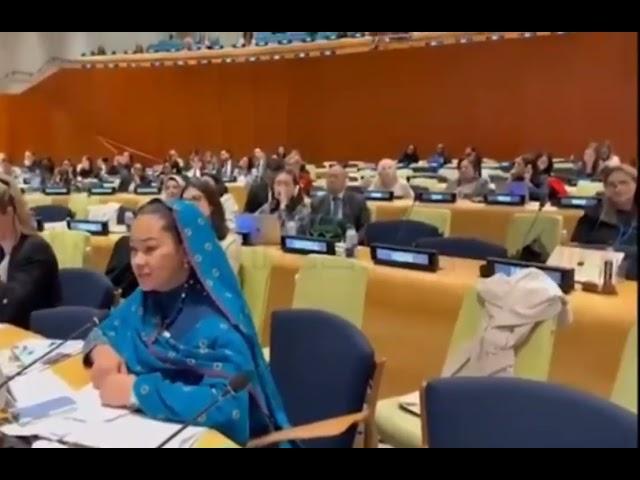 Distinguished Senator, Natasha H Akpoti attending  the Women  Parliamentarians, New york