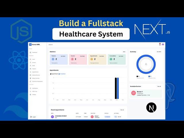 Build a FullStack Healthcare System with ReactJs | NextJs & Typescript - E06