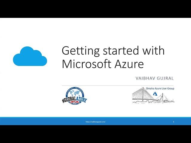 Global Azure Day 2020 - Omaha - Getting Started with Microsoft Azure