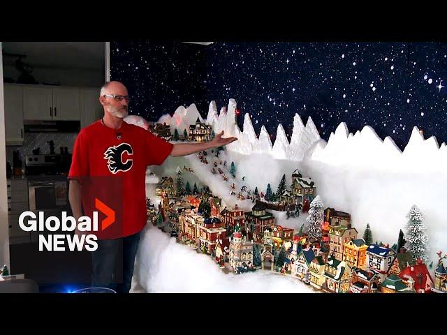 Calgary couple’s $8k Christmas village display 35 years in the making