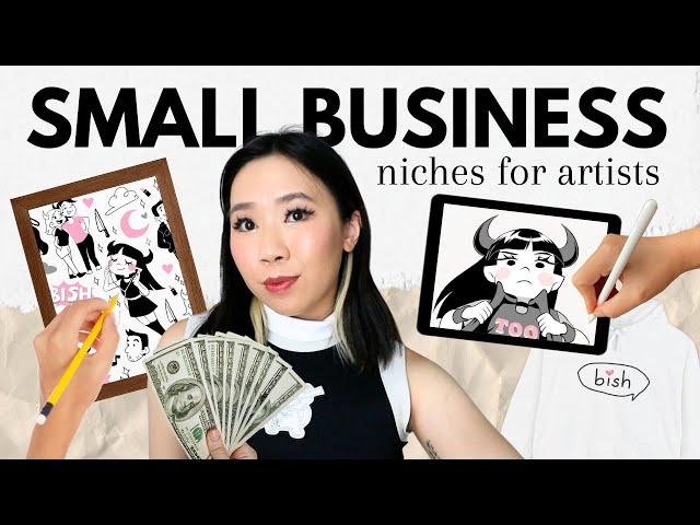 3 SMALL BUSINESS IDEAS for Artists