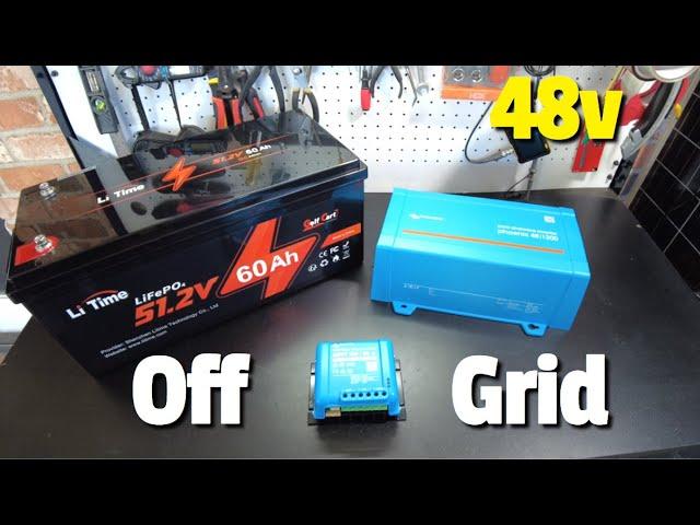 Victron + LiTime 48v off-grid