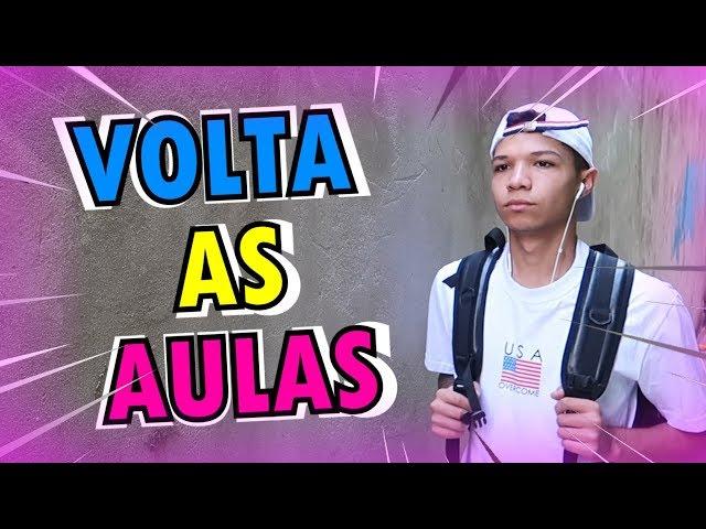 VOLTA ÀS AULAS E PULEI O MURO DA ESCOLA