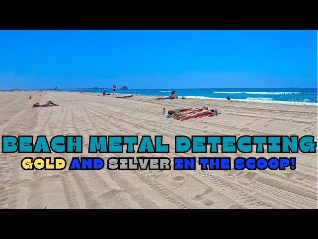 Beach Metal Detecting | Gold And Silver In The Scoop !