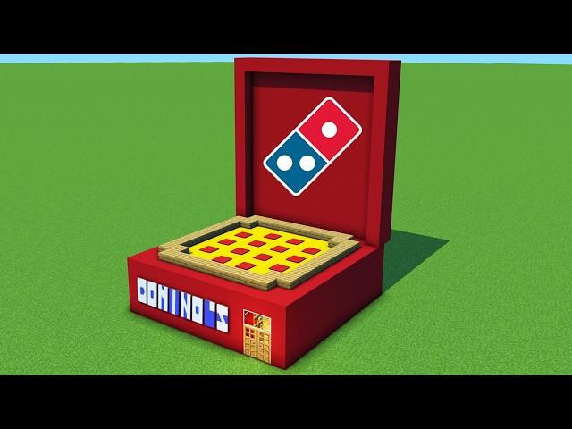 Minecraft Tutorial: How To Make A Domino's Pizza House