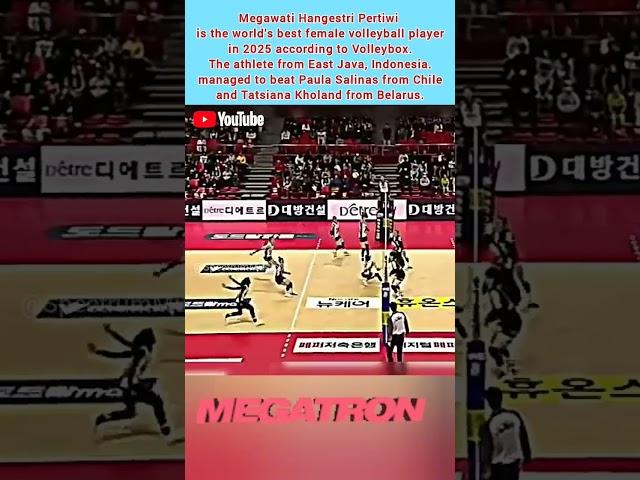 Megawati Hangestri Pertiwi: World's Best Female Volleyball Player 2025! #megawatihangestri