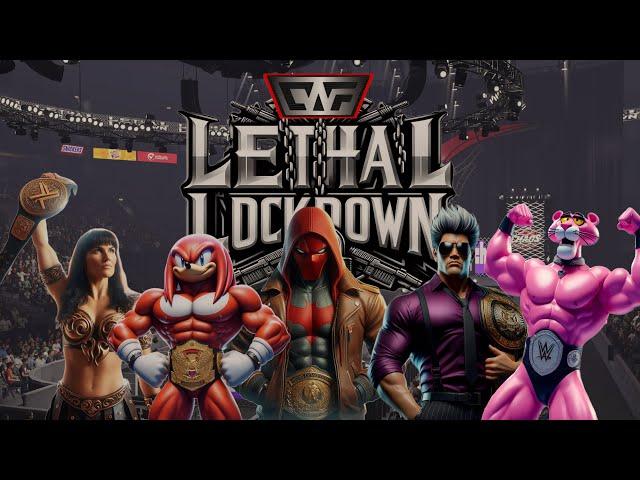 CWF Lethal Lockdown PPV - 01.12.24 (WWE 2K24) #wwe2k24 #videogames #wrestling