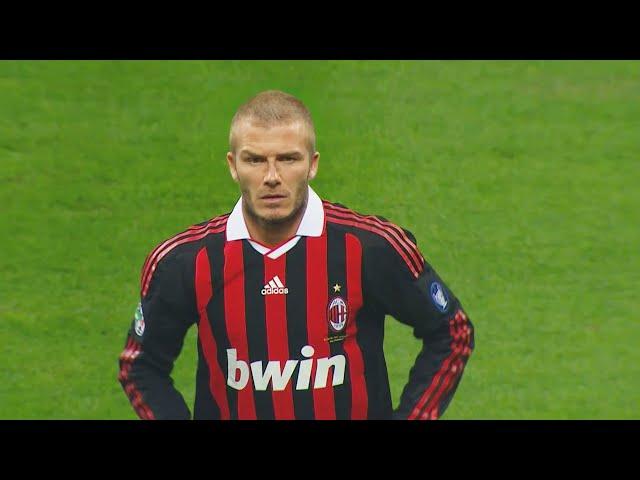 David Beckham Was Pure Class at AC Milan