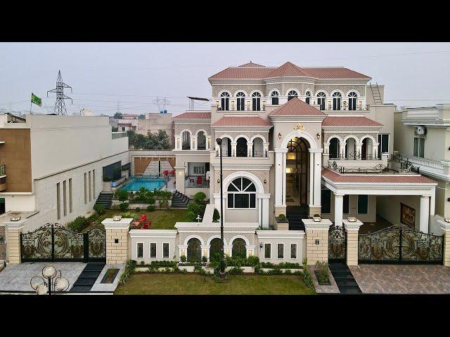 Pakistan,s Most Luxurious Fully Furnished 2 Kanal Spanish House, Lawn Pool, In Zee Garden Faisalabad