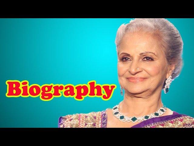 Waheeda Rehman - Biography