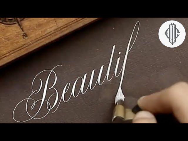 Oddly Satisfying Video (Best Copperplate Calligraphy Compilation)