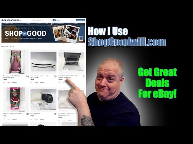 How I Use ShopGoodwill.com - Goodwill Shopping Online - Carolina Picker - eBay Reseller