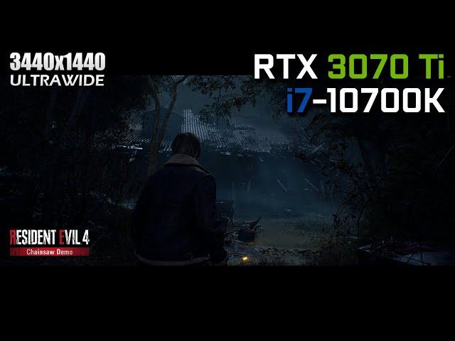 Resident Evil 4 Chainsaw Demo - RTX 3070 Ti & i7-10700K | Max Settings 3440x1440