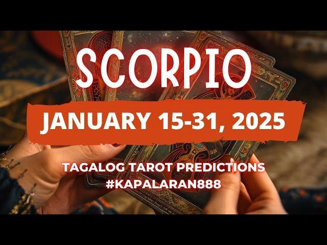 WOW! NAPAKARAMING OFFERS!️ SCORPIO JANUARY 16-31, 2025 TAROT PREDICTIONS TAGALOG TAROT#KAPALARAN888