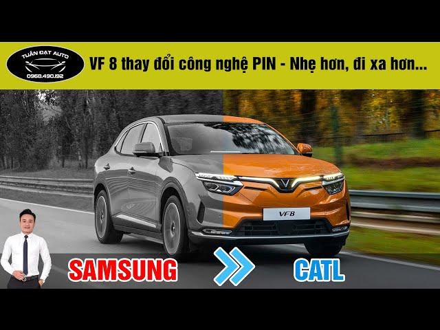 VinFast thay đổi công nghệ Pin mới cho VF 8. Xe nhẹ hơn, đi xa hơn, gầm cao hơn... | Tuấn Đạt Auto