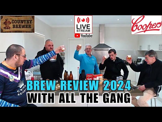 2024 Coopers Brew Tasting Live Chat with Bill West, Joseph Sukkar, Nugget, & Fr Jeff!