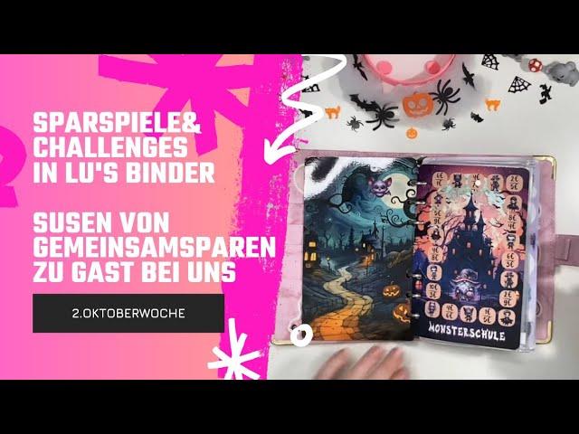 Sparspiele & Challenges | 2. Oktoberwoche | @Gemeinsamsparen übernimmt für Lu #umschlagmethode