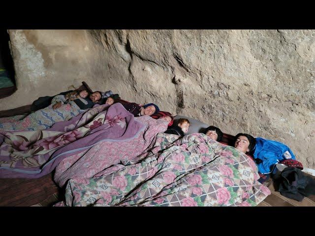 Surviving the Cold: A Morning in the Life of an Afghan Village Family Living in a Cave