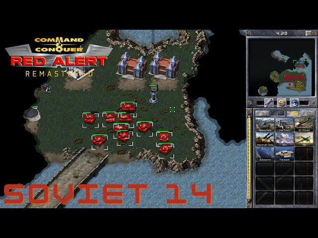 Command & Conquer Red Alert Remastered - Soviet Mission 14 - SOVIET SUPREMACY (Hard)