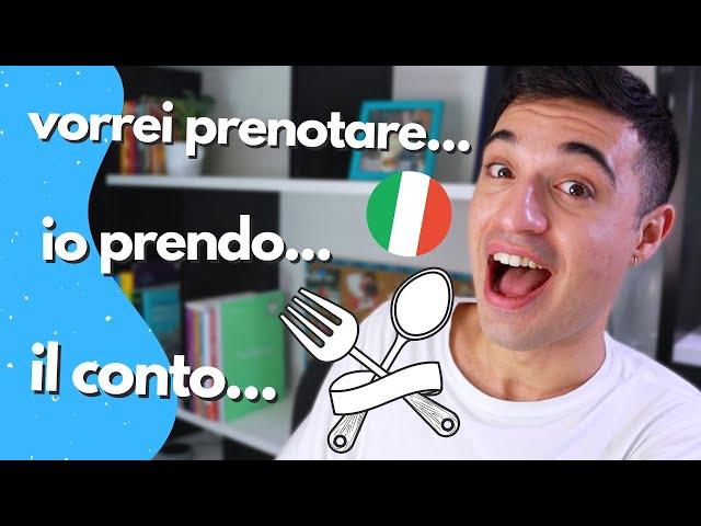 Very IMPORTANT phrases to use at a restaurant in Italy + useful CULTURAL tips