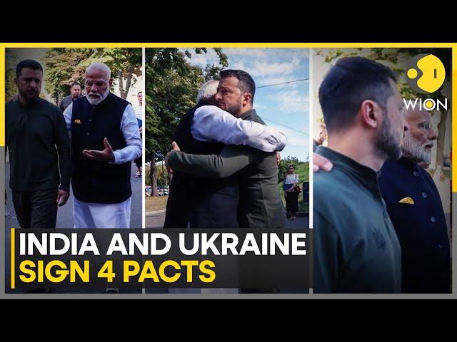 PM Modi in Ukraine: Indian PM Modi meets Zelensky in Kyiv amid war, sign 4 pacts | WION