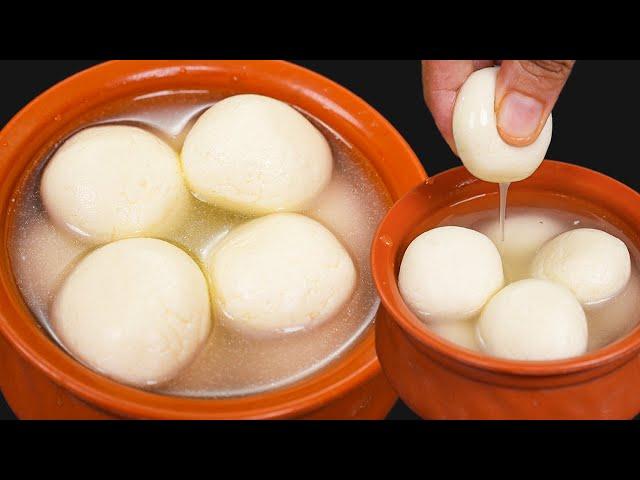 सिर्फ दूध और चीनी से 100% बाजार जैसे रसगुल्ला | Rasgulla Recipe | Chena Rasgulla |  | KabitasKitchen