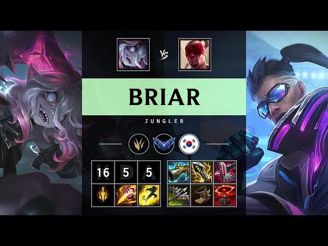 Briar Jungle vs Lee Sin: Dominating - KR Diamond Patch 14.24