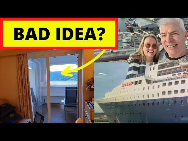 The CHEAPEST BALCONY CABIN on Cunard Queen Mary 2 - DID IT DISAPPOINT?