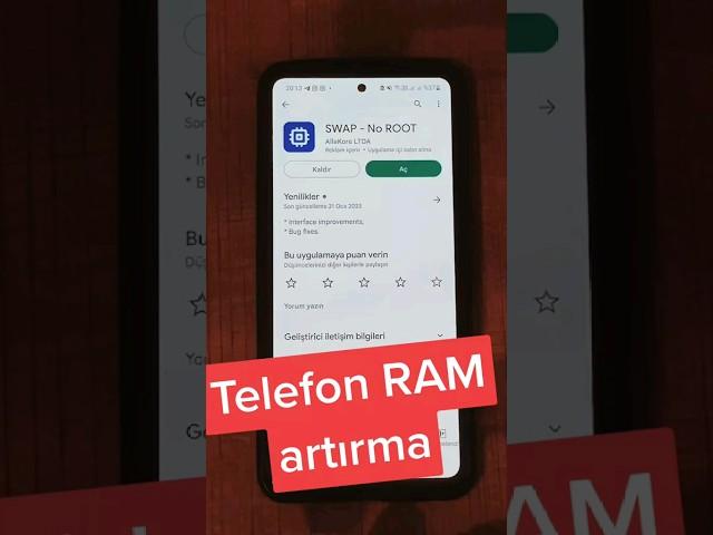 Android telefonlarda Ram artırma Root'suz / WebTexno Plus