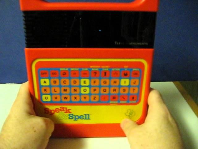 Sale Item Demo - Texas Instruments Speak and Spell