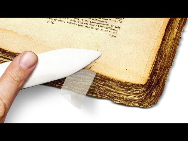 How 400-Year-Old Books Are Professionally Restored