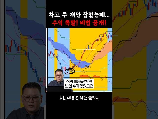 이 두 개 차트를 합치면? 수익 극대화 매매기법 대공개!