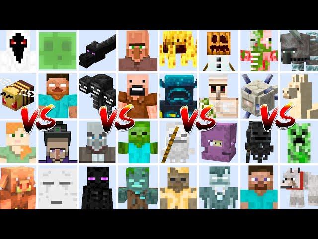 EVERY MOB TOURNAMENT | Minecraft Mob Battle