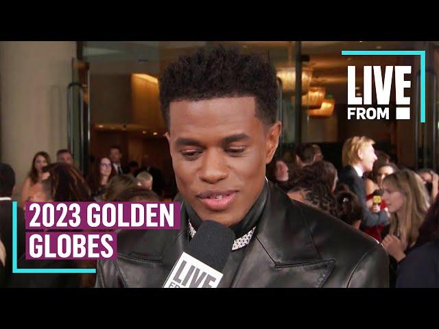 Jeremy Pope's Message for Ryan Murphy at Globes | E! News