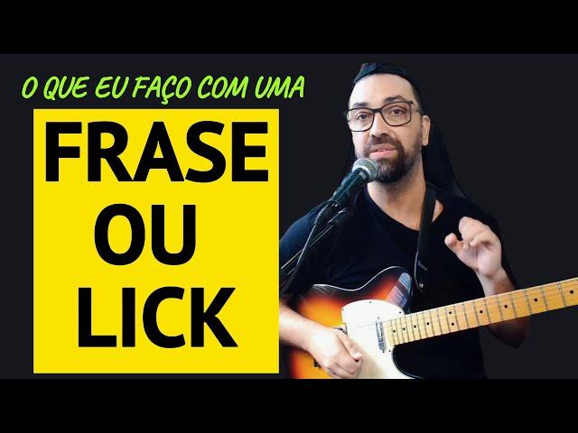 Quatro pontos de visão para estudar um lick