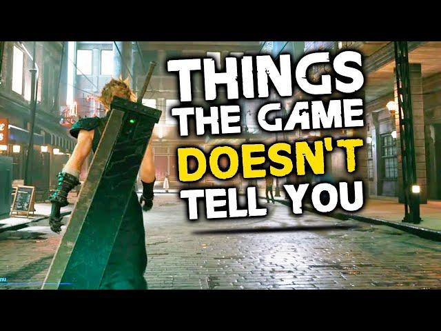 Final Fantasy 7 Remake: 10 Things The Game Doesn't Tell You