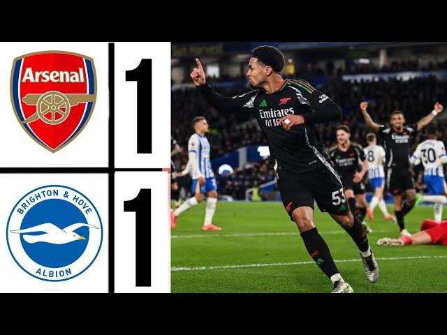 Arsenal vs Brighton 1-1 HIGHLIGHTS | Arsenal - Brighton Premier League Highlights & Goals 2025