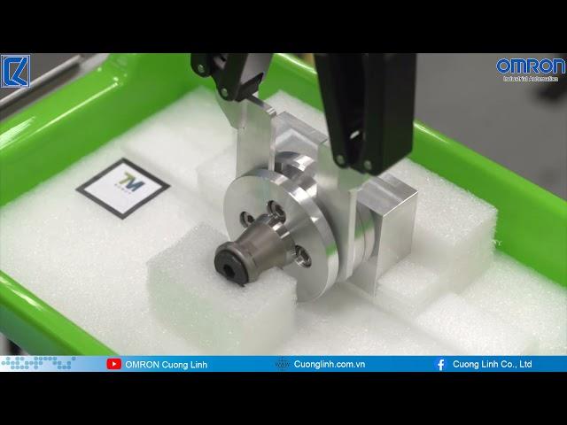 OMRON Cobot CNC Machine Tending with Industry 4.0 solutions | OMRON Cuong Linh