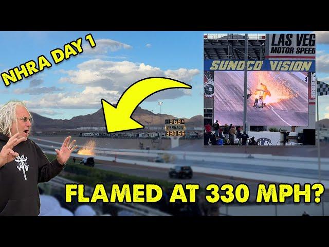 WE ARE BACK! Top Fuel Madness at NHRA Las Vegas with Rust Bros!