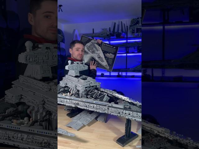 Making the best display piece with the LEGO Star Destroyer #starwars #lego #stardestroyer #shorts