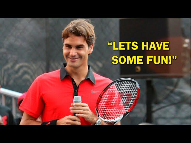 The Day Roger Federer Turned a Tennis Match into a Circus Show!