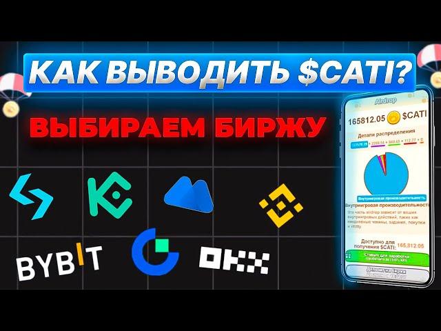 ВЫВОДИМ ДРОП ОТ CATIZEN | КАК И КУДА ЛУЧШЕ ВЫВЕСТИ $CATI? | КАК ЗАРАБОТАТЬ НА ПРОМОАКЦИЯХ ОТ БИРЖ?