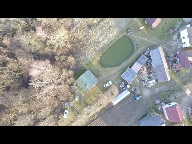 Vertical Landing Over Houses Near Forest - cutestockfootage.com