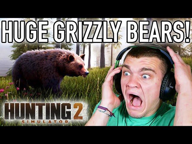 HUNTING GRIZZLY BEARS! Hunting Simulator 2 Ep.2 - Kendall Gray