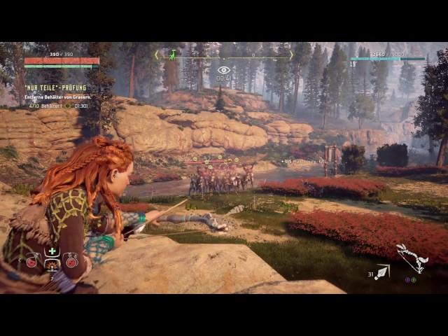 Horizon Zero Dawn™: "Nur Teile"-Prüfung (Glutsonnen Trophy)