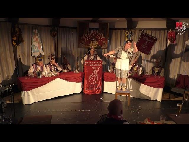 2023 Elsbeth Gscheidle als Schwäbische Bedieung - Närrischer Frühschoppen auf der Burg Windeck