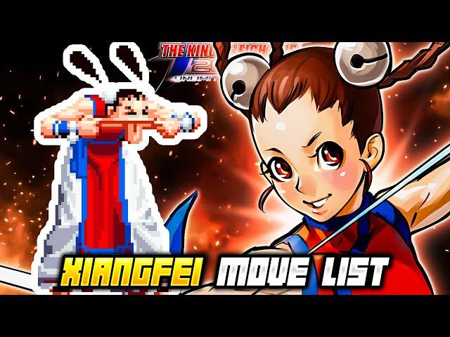 XIANGFEI MOVE LIST - The King of Fighters 2002 Unlimited Match (KOF2002)