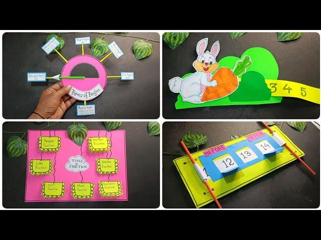 4 Best MATHS TLMs for primary school || MATHS TLM || MATHS TLM for Primary School